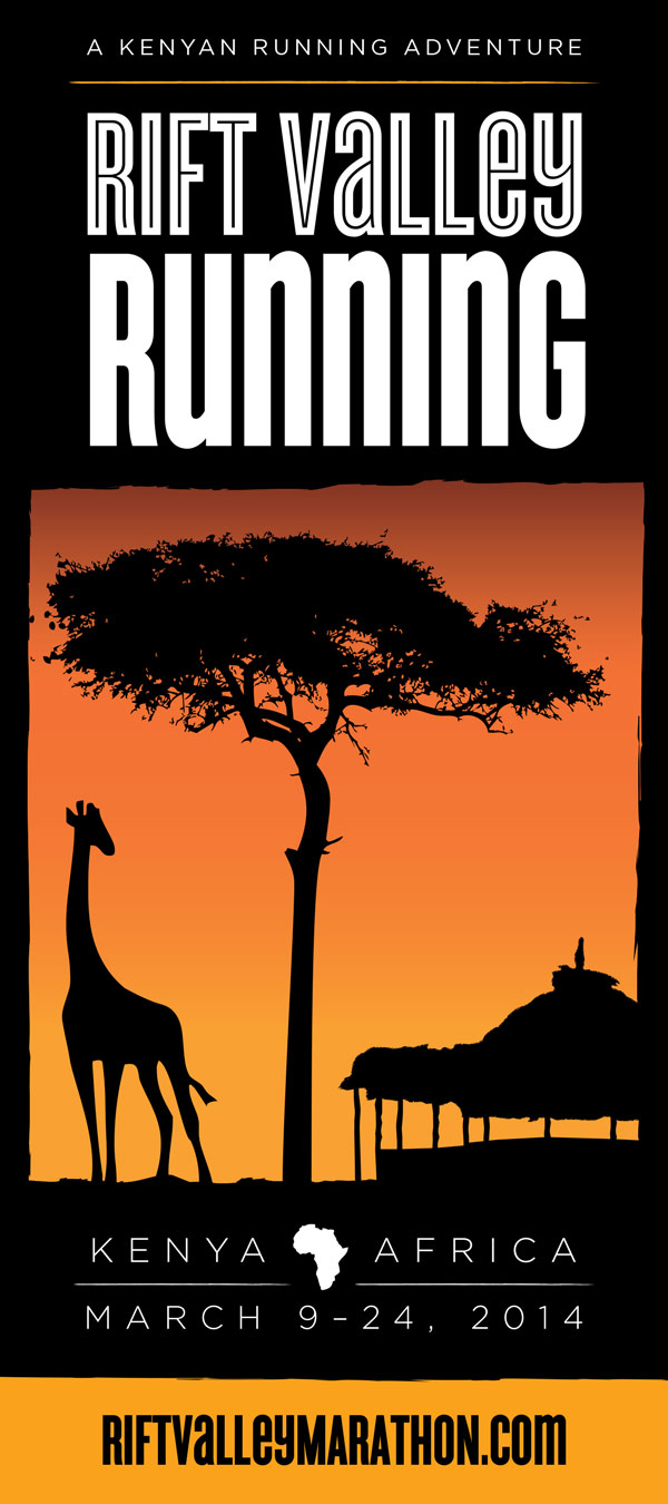 Rift Valley Marathon brochure design