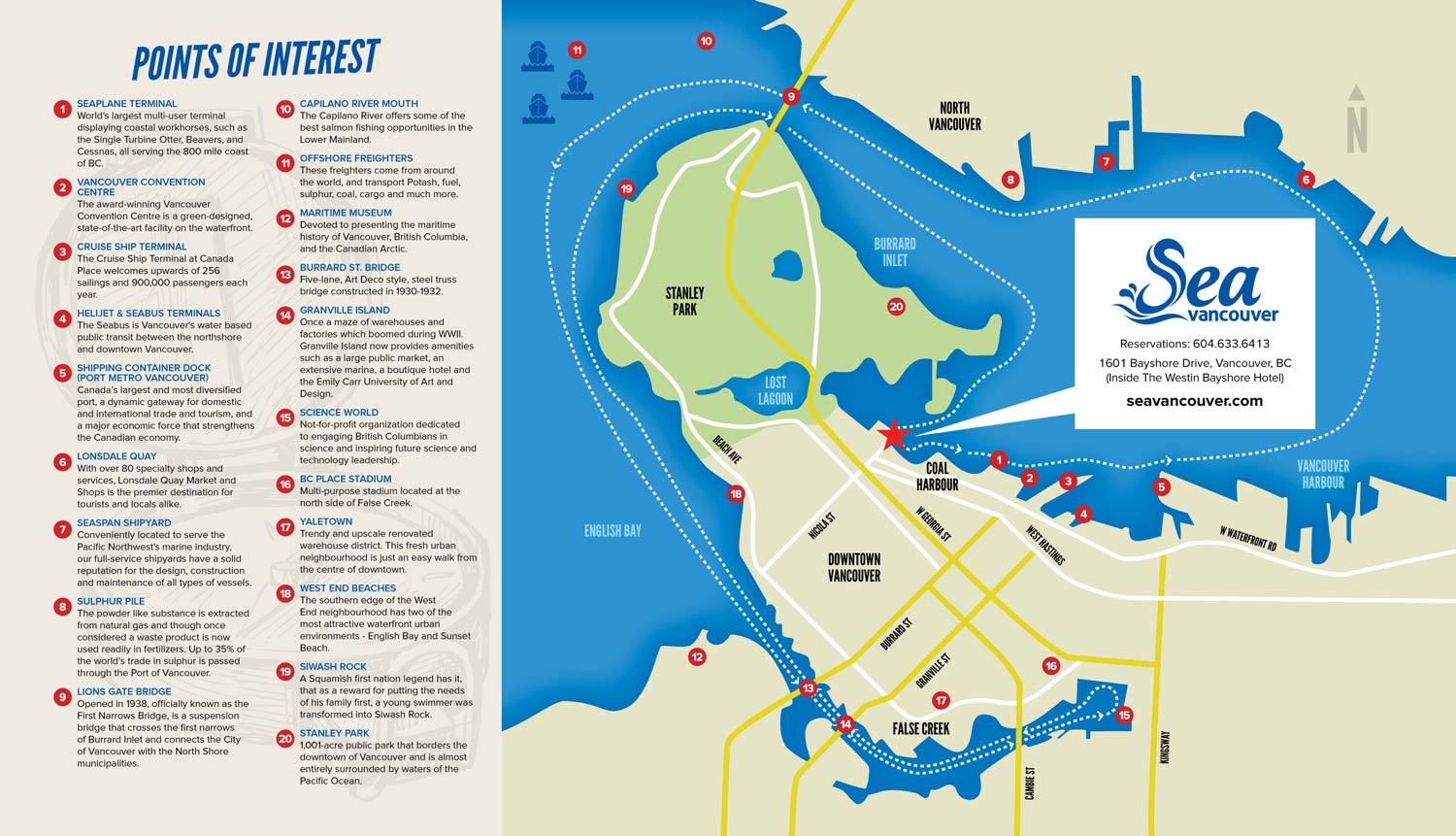 Sea Vancouver Map Design